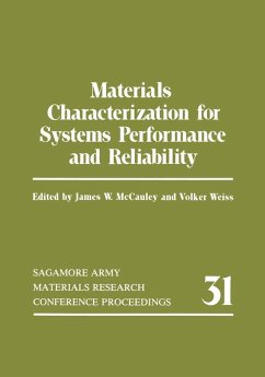 Materials Characterization for Systems Performance and Reliability (eBook, PDF) - McCauley, James W.; Weiss, Volker