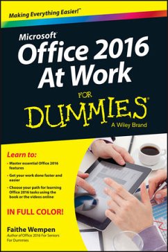 Office 2016 at Work For Dummies (eBook, PDF) - Wempen, Faithe