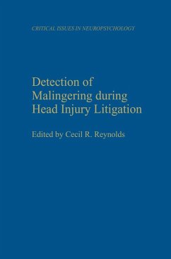 Detection of Malingering during Head Injury Litigation (eBook, PDF)