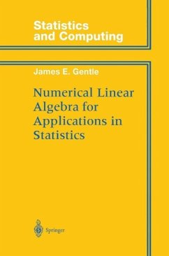 Numerical Linear Algebra for Applications in Statistics (eBook, PDF) - Gentle, James E.