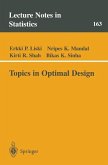 Topics in Optimal Design (eBook, PDF)