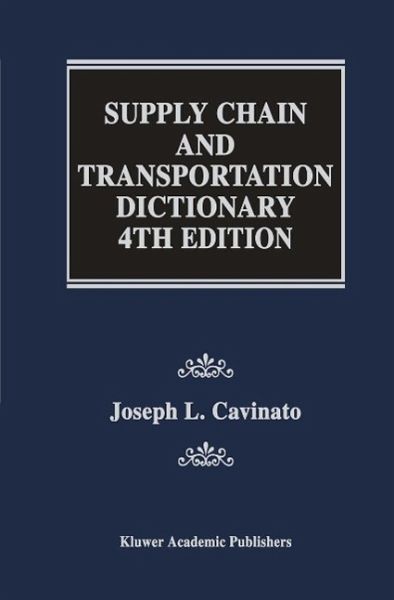 Supply Chain and Transportation Dictionary (eBook, PDF)