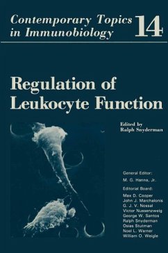 Regulation of Leukocyte Function (eBook, PDF)