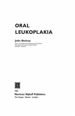 Oral Leukoplakia (eBook, PDF) - Bánóczy, J.
