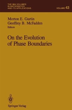 On the Evolution of Phase Boundaries (eBook, PDF)