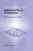 Mathematical Theory of Optimization (eBook, PDF)