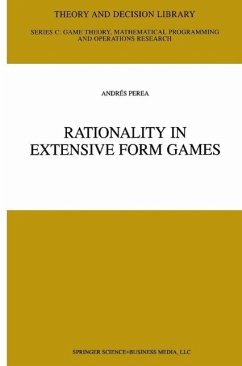 Rationality in Extensive Form Games (eBook, PDF) - Perea, Andrés