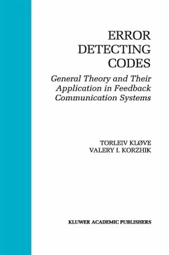 Error Detecting Codes (eBook, PDF) - Kløve, Torleiv; Korzhik, Valery