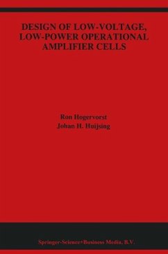 Design of Low-Voltage, Low-Power Operational Amplifier Cells (eBook, PDF) - Hogervorst, Ron; Huijsing, Johan