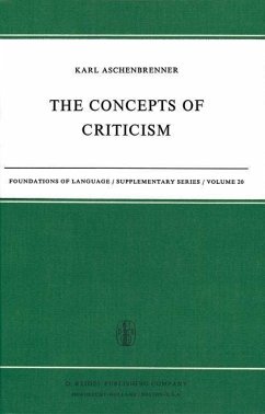 The Concepts of Criticism (eBook, PDF) - Aschenbrenner, L.