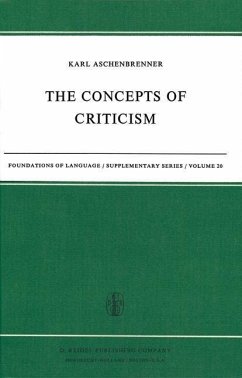 Cover The Concepts of Criticism (eBook, PDF)