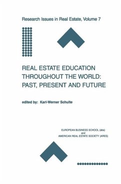 Cover Real Estate Education Throughout the World: Past, Present and Future (eBook, PDF)
