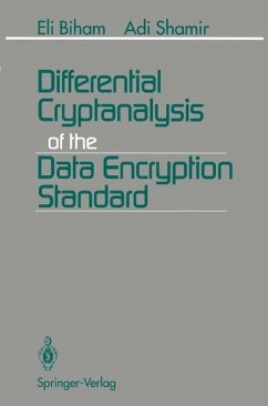 Differential Cryptanalysis of the Data Encryption Standard (eBook, PDF) - Biham, Eli; Shamir, Adi