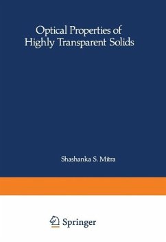 Optical Properties of Highly Transparent Solids (eBook, PDF) - Bendow, Bernard