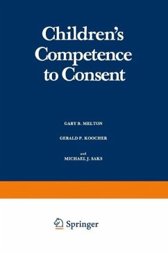 Cover Children's Competence to Consent (eBook, PDF)