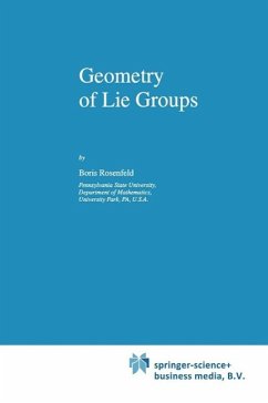 Geometry of Lie Groups (eBook, PDF) - Rosenfeld, B.; Wiebe, Bill