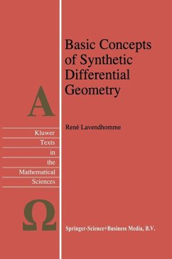 Cover Basic Concepts of Synthetic Differential Geometry (eBook, PDF)