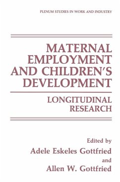 Cover Maternal Employment and Children's Development (eBook, PDF)