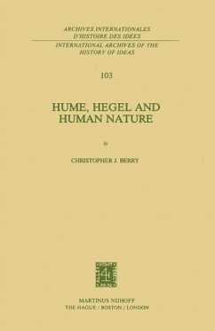 Hume, Hegel and Human Nature (eBook, PDF) - Berry, C. J.