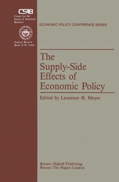 The Supply-Side Effects of Economic Policy (eBook, PDF)