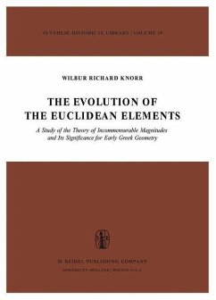 The Evolution of the Euclidean Elements (eBook, PDF) - Knorr, W. R.