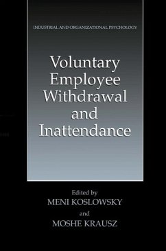 Voluntary Employee Withdrawal and Inattendance (eBook, PDF)