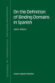 On the Definition of Binding Domains in Spanish (eBook, PDF)