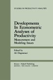 Developments in Econometric Analyses of Productivity (eBook, PDF)