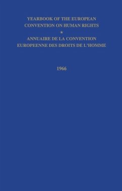 Yearbook of the European Convention on Human Right/Annuaire de la Convention Europeenne des Droits de L'Homme (eBook, PDF)