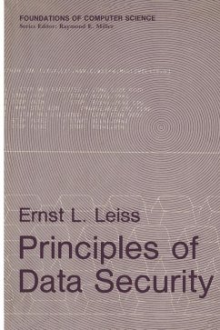 Principles of Data Security (eBook, PDF) - Leiss, Ernst L.