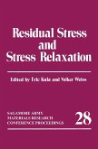Residual Stress and Stress Relaxation (eBook, PDF)