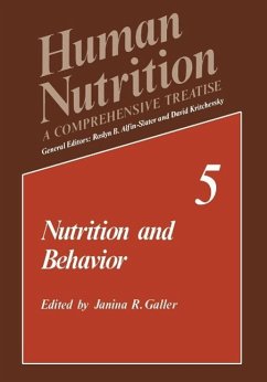 Nutrition and Behavior (eBook, PDF) - Galler, J. R.