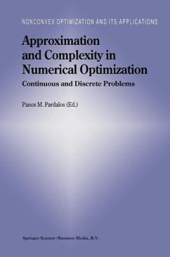Approximation and Complexity in Numerical Optimization (eBook, PDF)