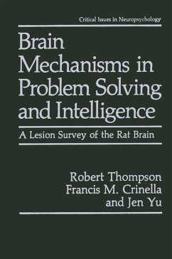 Brain Mechanisms in Problem Solving and Intelligence (eBook, PDF) - Thompson, Robert; Crinella, Francis M.; Yu, Jen