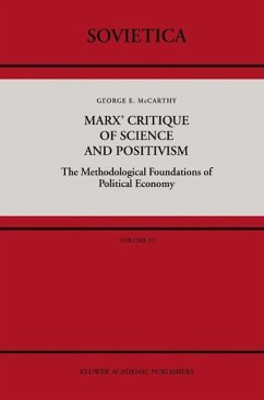 Marx' Critique of Science and Positivism (eBook, PDF) - Mccarthy, G.