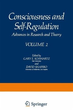 Consciousness and Self-Regulation (eBook, PDF) - Schwartz, Gary