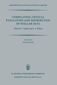 Compilation, Critical Evaluation and Distribution of Stellar Data (eBook, PDF)