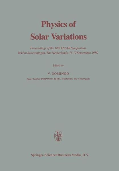 Physics of Solar Variations (eBook, PDF)