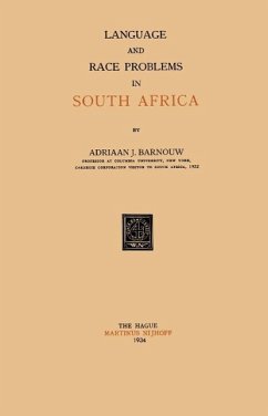 Language and race problems in South Africa (eBook, PDF) - Barnouw, Adriaan J.