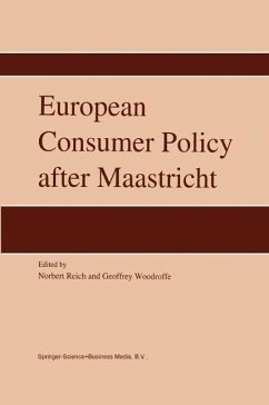 Cover European Consumer Policy after Maastricht (eBook, PDF)