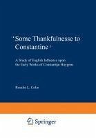 Cover 'Some Thankfulnesse to Constantine' (eBook, PDF)