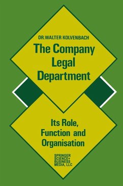 Cover The Company Legal Department (eBook, PDF)
