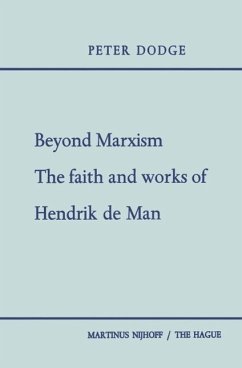 Cover Beyond Marxism: The Faith and Works of Hendrik de Man (eBook, PDF)