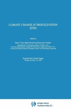 Climatic Change at High Elevation Sites (eBook, PDF)