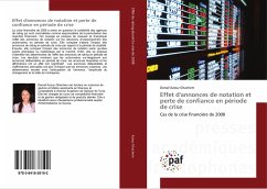 Effet d'annonces de notation et perte de confiance en période de crise - Azouz Ghachem, Dorsaf