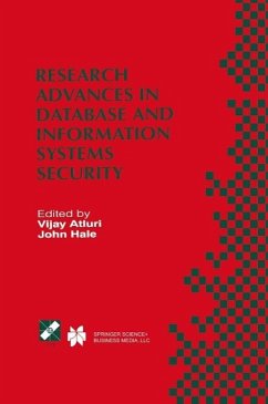 Cover Research Advances in Database and Information Systems Security (eBook, PDF)
