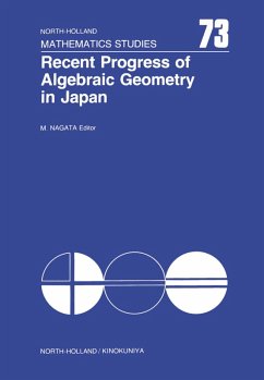 Cover Recent Progress of Algebraic Geometry in Japan (eBook, PDF)