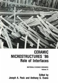 Ceramic Microstructures '86 (eBook, PDF) - Pask, Joseph A.; Evans, Anthony G.