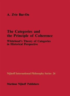The Categories and the Principle of Coherence (eBook, PDF) - Bar-On, A. Z.