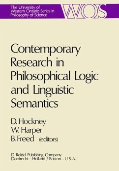 Cover Contemporary Research in Philosophical Logic and Linguistic Semantics (eBook, PDF)